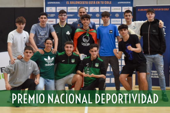 El SanPru recibe el premio a la deportividad en la Fase Final de la Copa Colegial