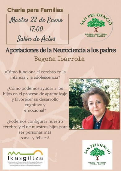 CHARLA PARA FAMILIAS: APORTACIONES DE LA NEUROCIENCIA A LOS PADRES