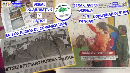 ¡¡LOS MEDIOS DE COMUNICACIÓN SE HACEN ECO DE NUESTRO MURAL COLABORATIVO!!