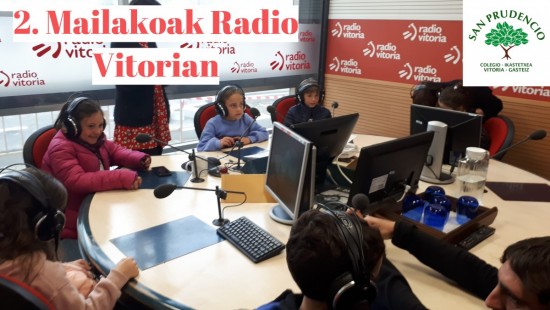 LOS DE 2º DE PRIMARIA EN RADIO VITORIA