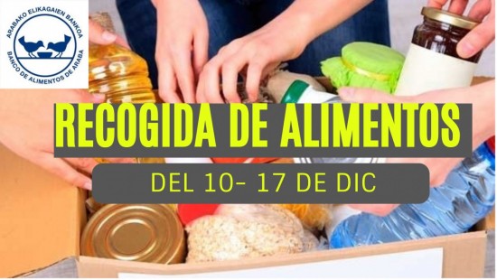 Recogida solidaria de alimentos en el colegio